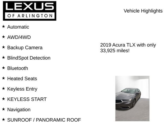 2019 Acura TLX 3.5L V6 SH-AWD