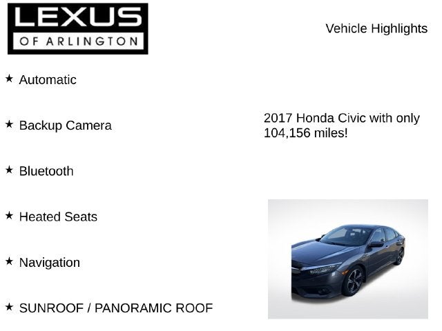 2017 Honda Civic Touring