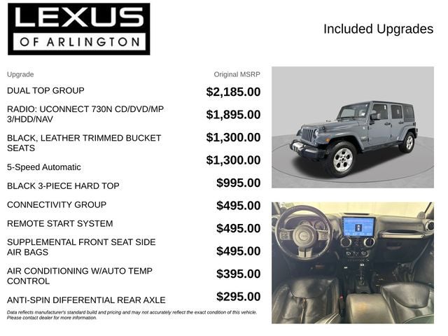 2014 Jeep Wrangler Sahara
