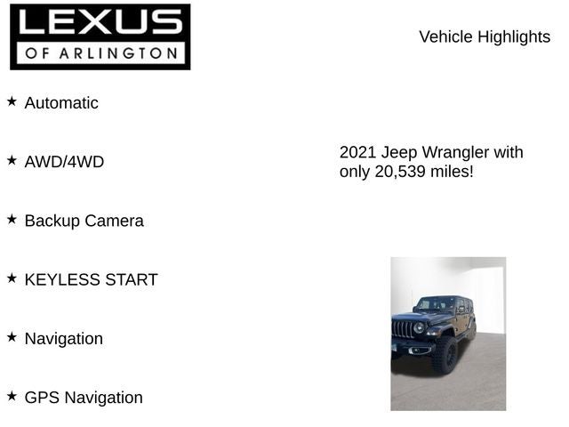 2021 Jeep Wrangler Unlimited Sahara