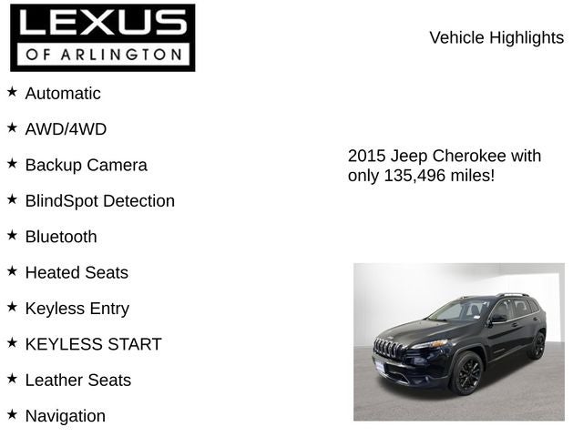 2015 Jeep Cherokee Limited