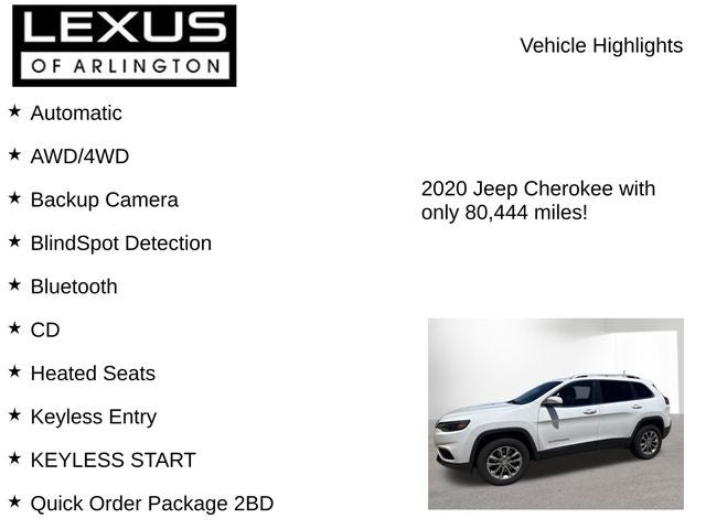 2020 Jeep Cherokee Latitude Plus
