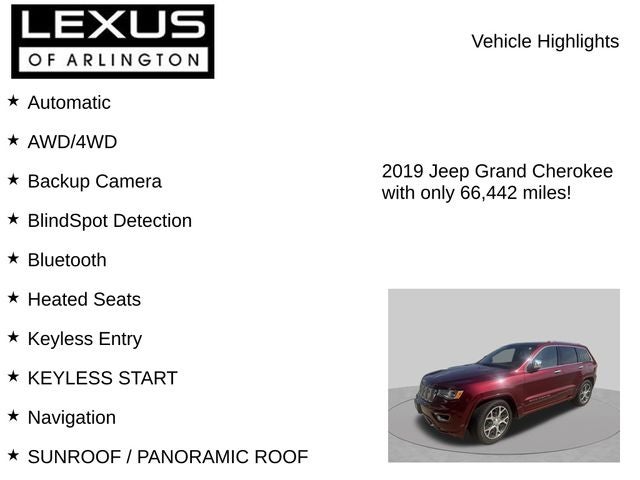 2019 Jeep Grand Cherokee Overland