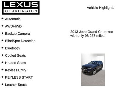 2013 Jeep Grand Cherokee Overland