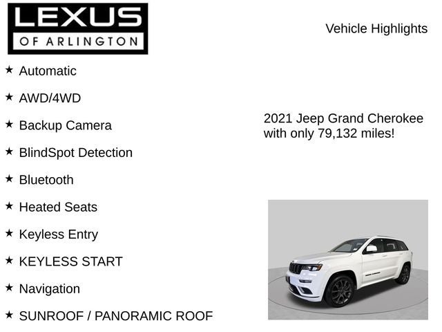 2021 Jeep Grand Cherokee High Altitude