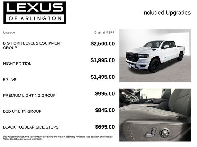 2020 RAM 1500 Big Horn/Lone Star