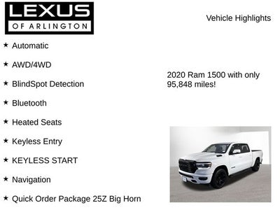 2020 RAM 1500 Big Horn/Lone Star