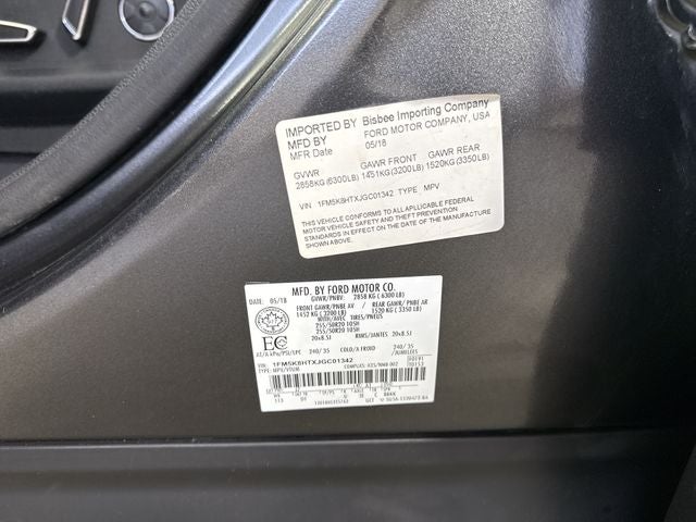 2018 Ford Explorer Platinum