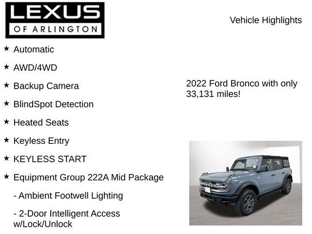 2022 Ford Bronco Base