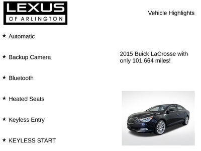 2015 Buick LaCrosse Premium II