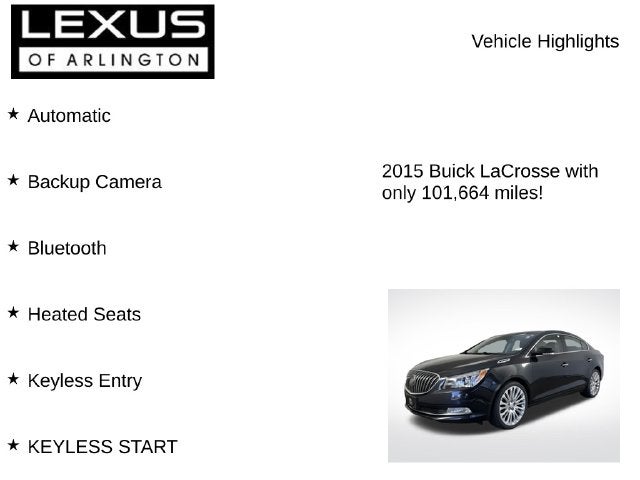 2015 Buick LaCrosse Premium II