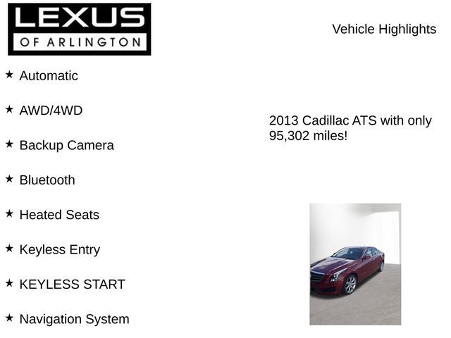 2013 Cadillac ATS Luxury