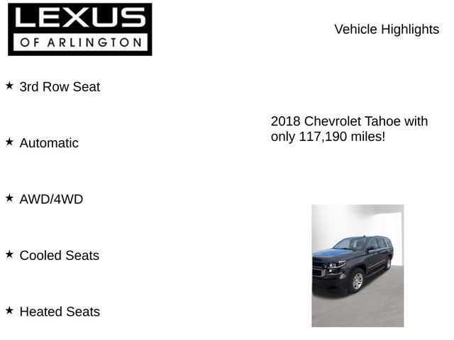 2018 Chevrolet Tahoe LT