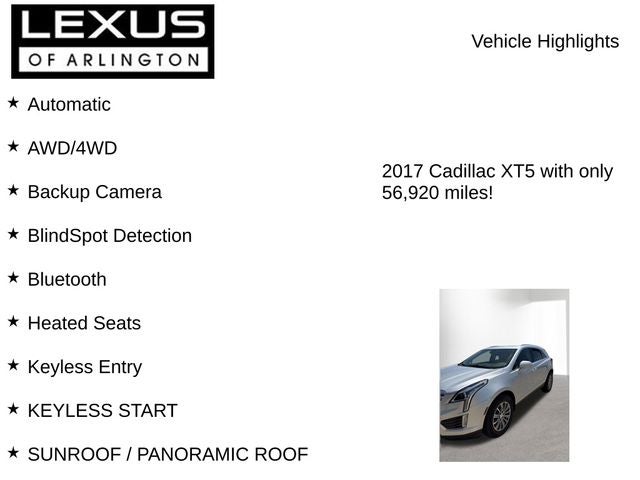 2017 Cadillac XT5 Luxury AWD