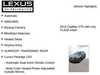 2019 Cadillac XT5 Luxury AWD