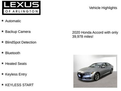 2020 Honda Accord EX-L
