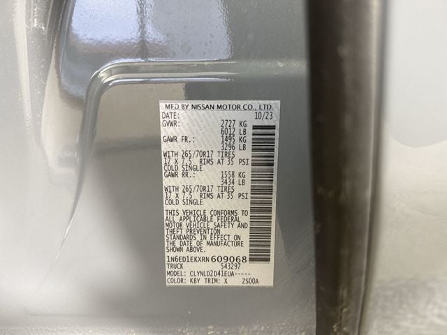 2024 Nissan Frontier PRO-4X