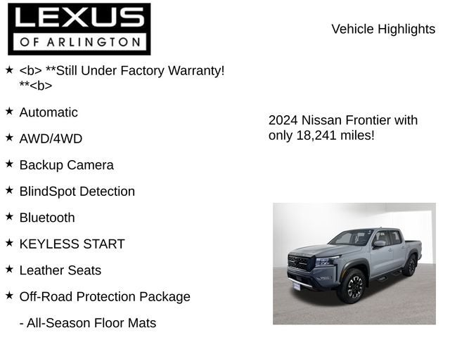 2024 Nissan Frontier PRO-4X