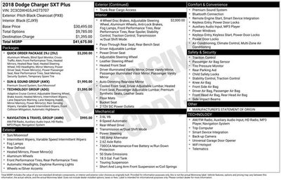 2018 Dodge Charger V6 Plus