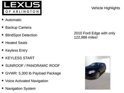 2010 Ford Edge SEL