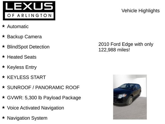 2010 Ford Edge SEL