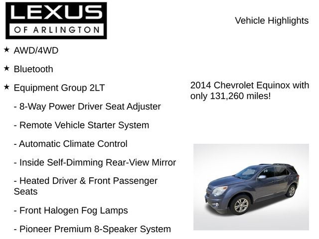 2014 Chevrolet Equinox LT
