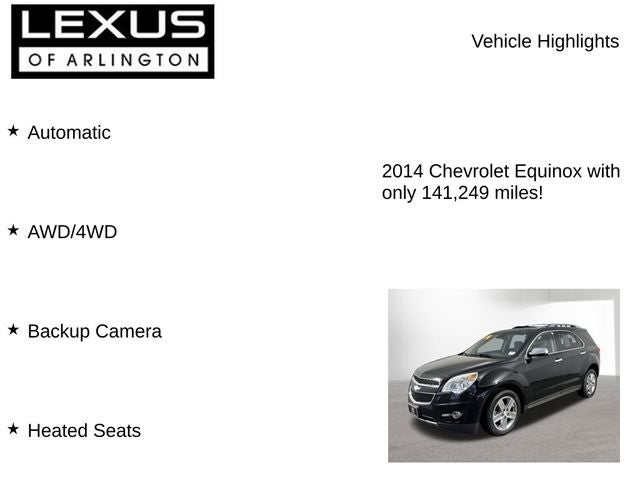 2014 Chevrolet Equinox LTZ