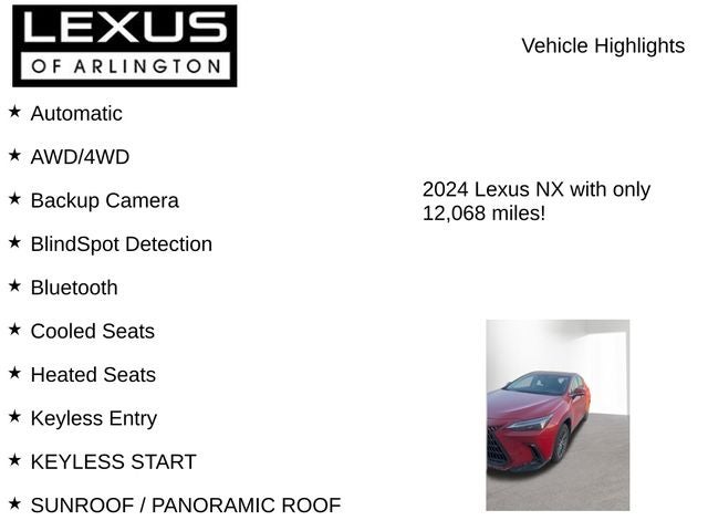 2024 Lexus NX 350 Base
