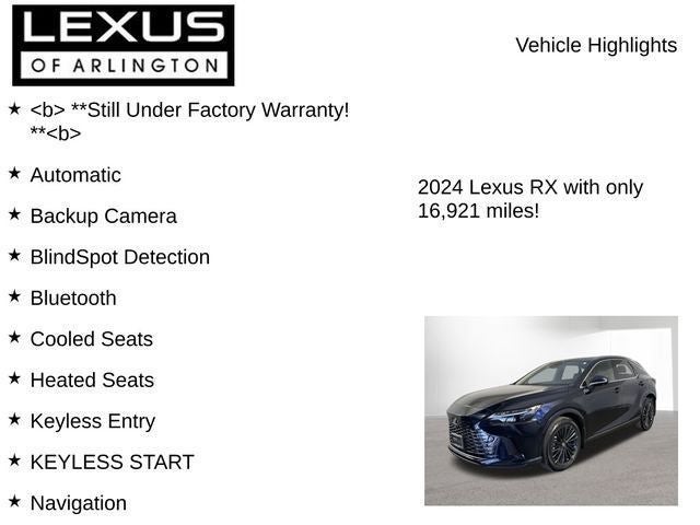 2024 Lexus RX 350 PREMIUM FWD