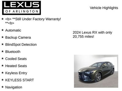 2024 Lexus RX 350 PREMIUM FWD