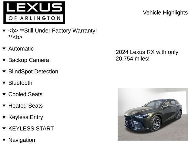 2024 Lexus RX 350 PREMIUM FWD