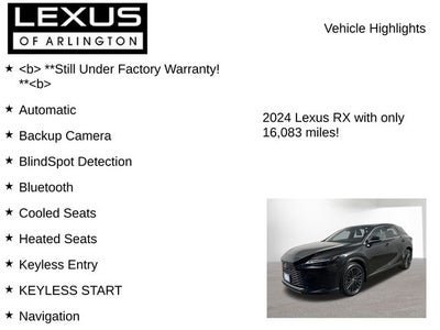 2024 Lexus RX 350 PREMIUM FWD