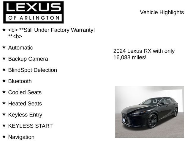 2024 Lexus RX 350 PREMIUM FWD