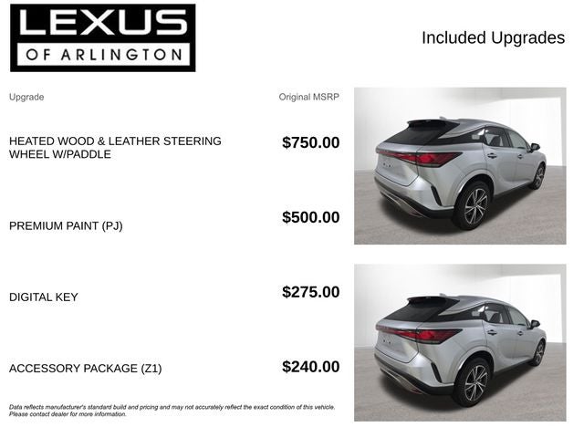 2023 Lexus RX 350 PREMIUM FWD