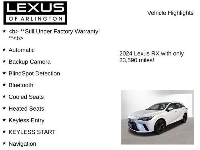 2024 Lexus RX 350 PREMIUM FWD