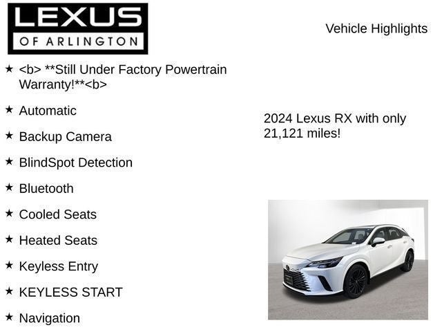 2024 Lexus RX 350 PREMIUM FWD