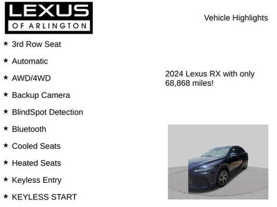 2024 Lexus RX 350 RX 350