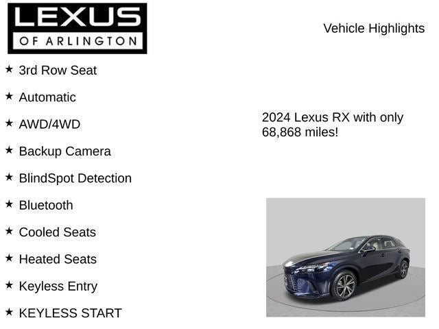 2024 Lexus RX RX 350