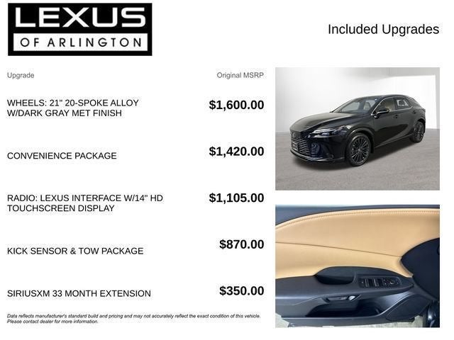 2025 Lexus RX 350 PREMIUM