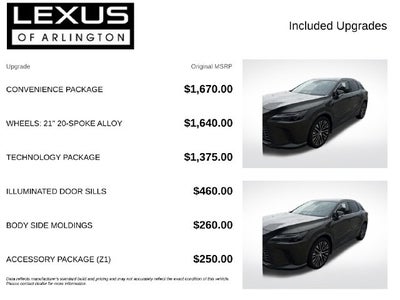 2024 Lexus RX RX 350
