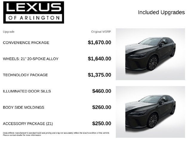 2024 Lexus RX RX 350