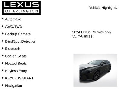2024 Lexus RX RX 350