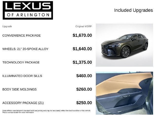 2024 Lexus RX RX 350