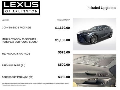 2026 Lexus RX RX 350 Luxury