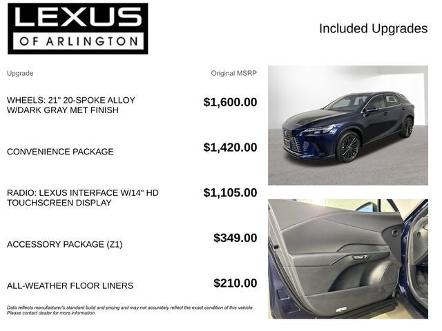 2025 Lexus RX 350 RX 350 Premium