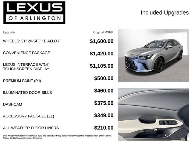 2026 Lexus RX 350 RX 350 Premium