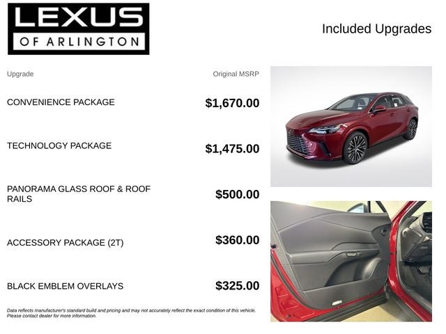 2026 Lexus RX RX 350 Premium+