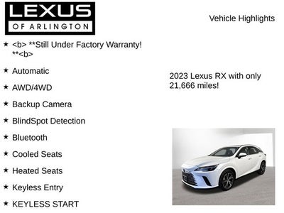 2023 Lexus RX 350 PREMIUM PLUS