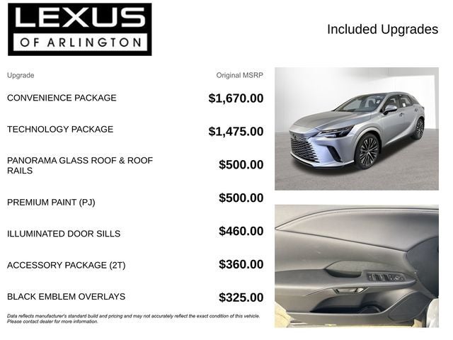2026 Lexus RX 350 RX 350 Premium+