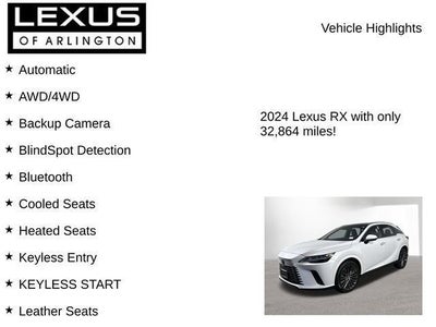 2024 Lexus RX 350 RX 350